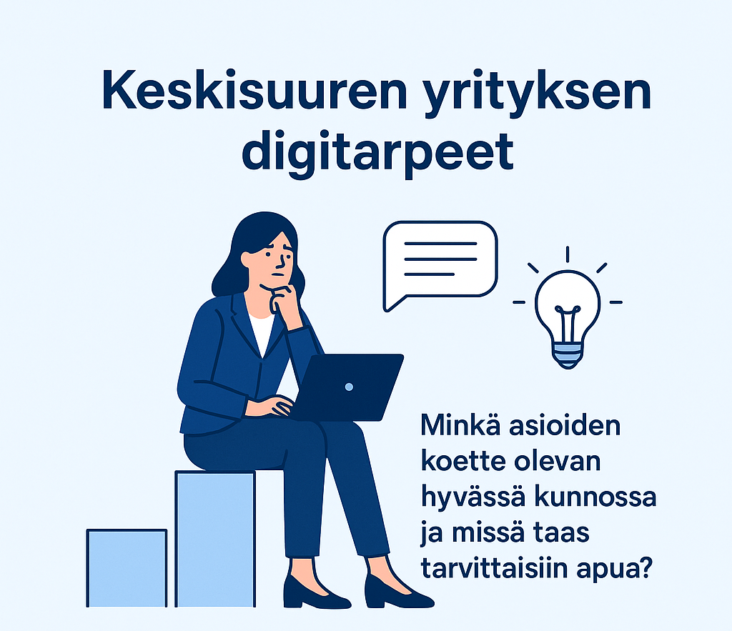 Keskisuuren yrityksen digitarpeet-Oddy Tech