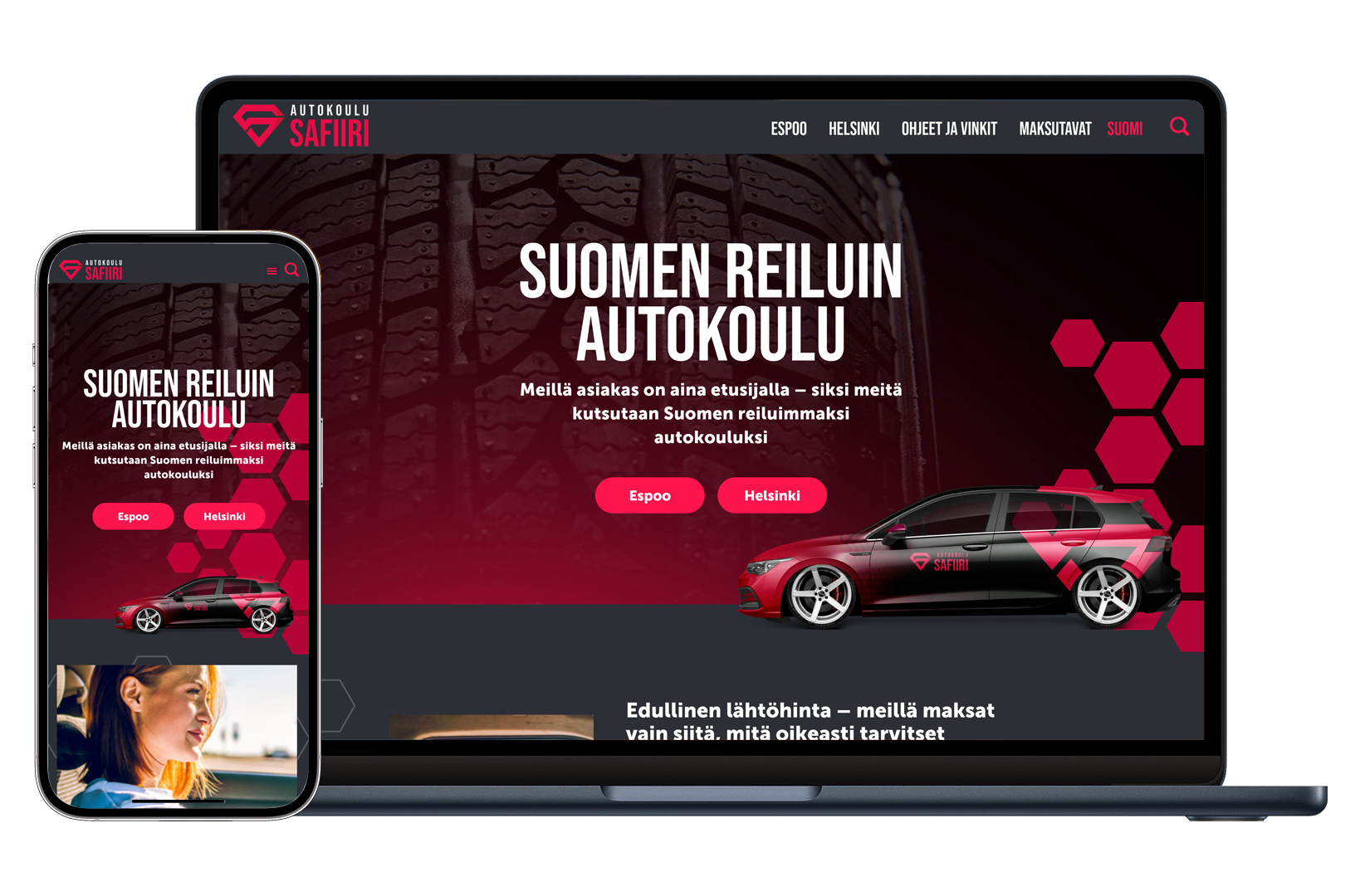 Autokoulu Safiiri - Referenssi - Oddy Tech
