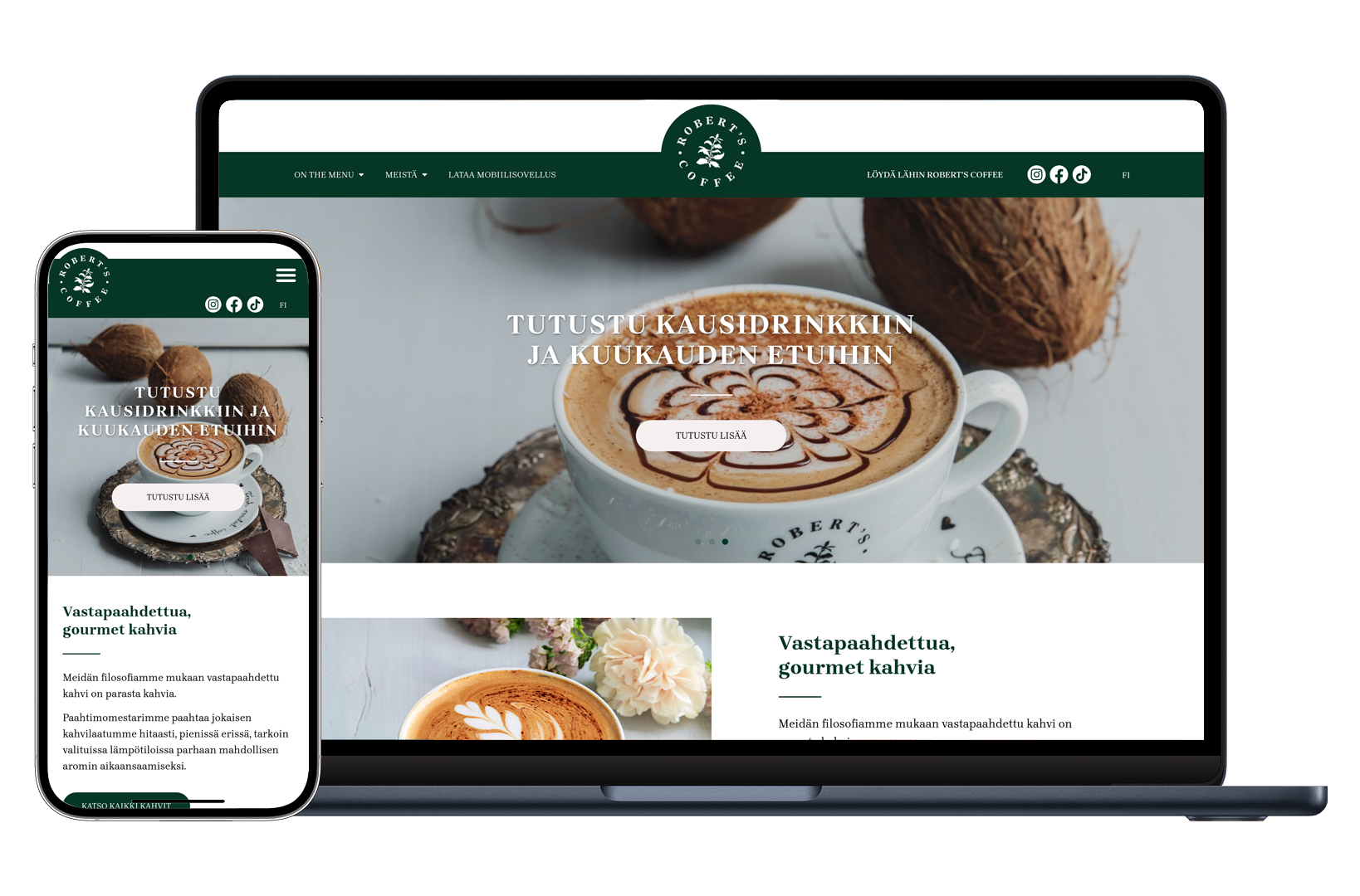 Roberts Coffee - Referenssi - Oddy Tech