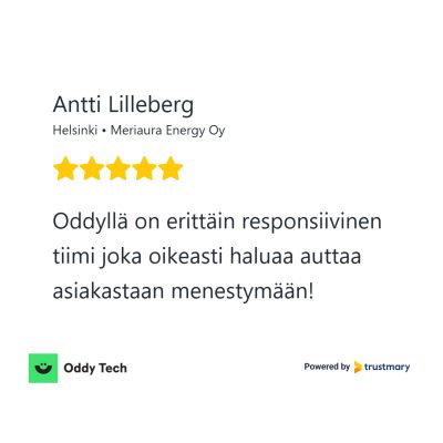 Meriaura Energy - Trustmary - Oddy Tech