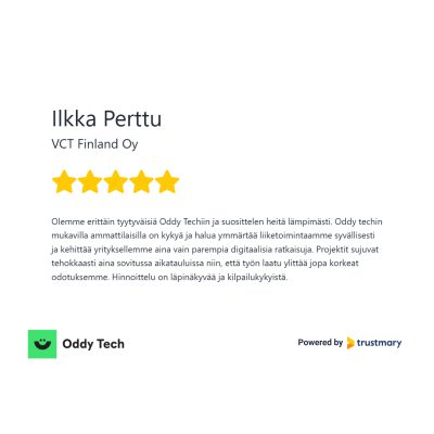 VCT Finland - Trustmary - Oddy Tech